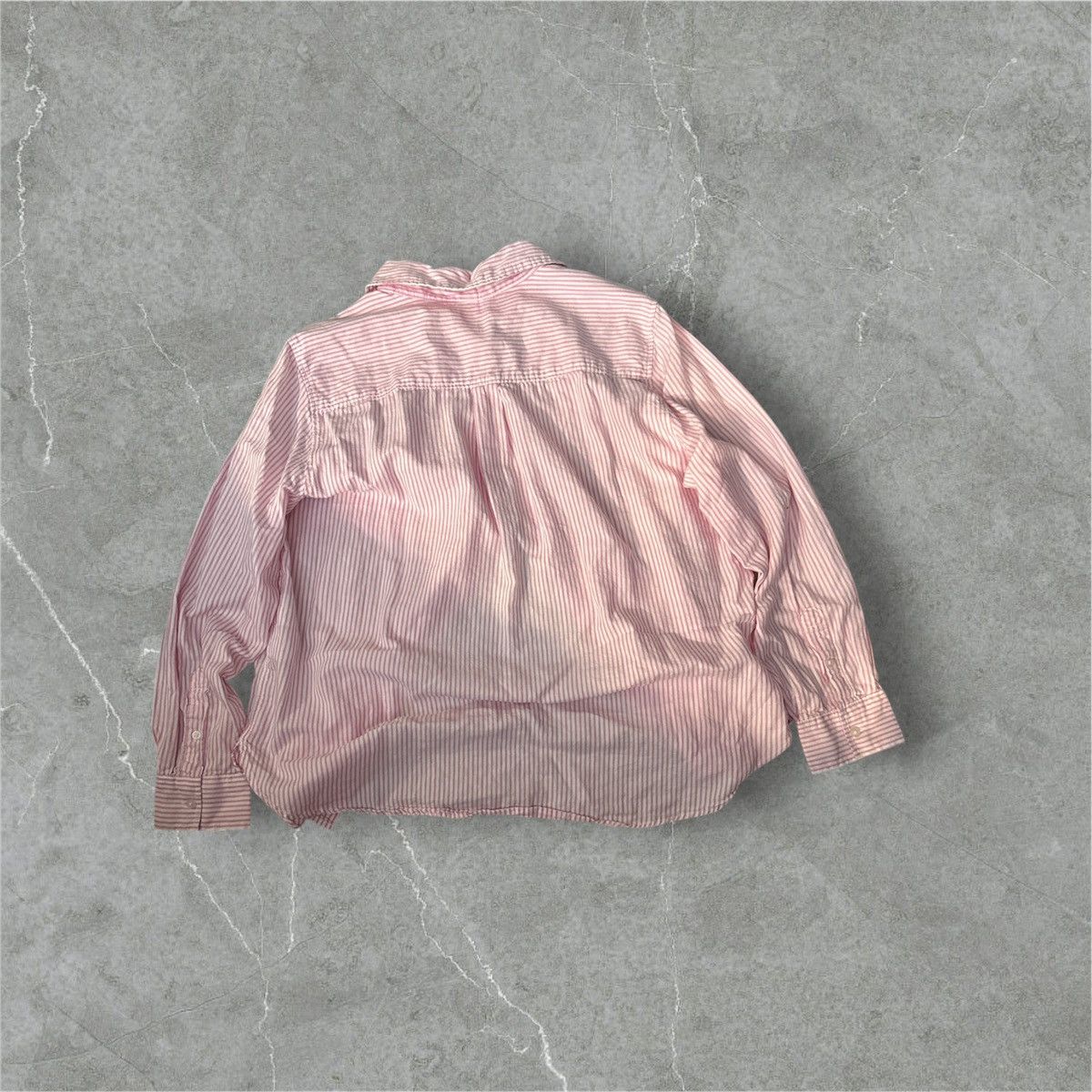 H&M H&M Pink Stripe Button Up Long Sleeve Size US L / EU 52-54 / 3 - 2 Thumbnail