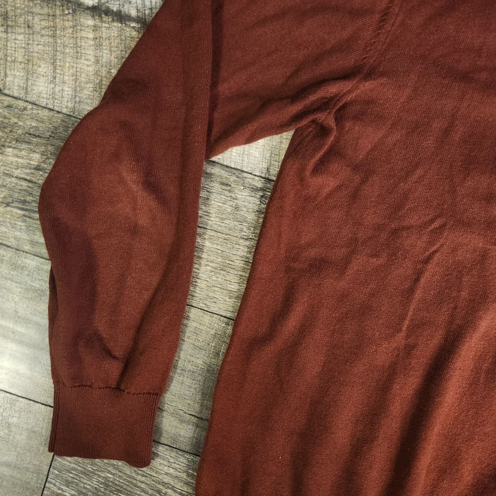 Vintage Wills Sweater Mens Medium Crewneck Cotton Cashmere Blend Sweater Brown Crew Neck Pullover Regular M Mens Shirt Size US M / EU 48-50 / 2 - 4 Thumbnail