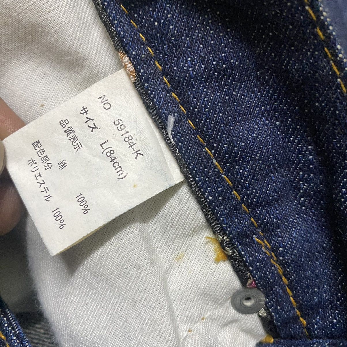 Karakuri Tamashii GUMU Denim Embroidery Multi Pocket Japan Motif Jeans Size US 34 / EU 50 - 16 Thumbnail