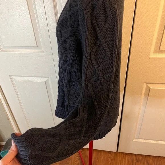 Gap Gap Chunky Cable Knit Sweater Navy XXL Size XXL / US 16-18 / IT 52-54 - 3 Thumbnail