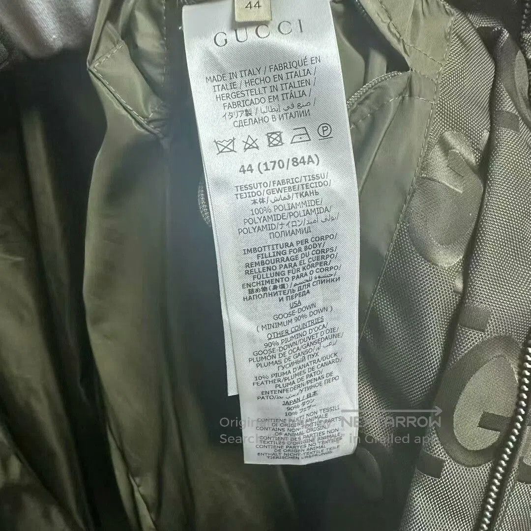 Gucci gucci fw22 logo zip puffer jacket green. Size US M / EU 48-50 / 2 - 4 Thumbnail