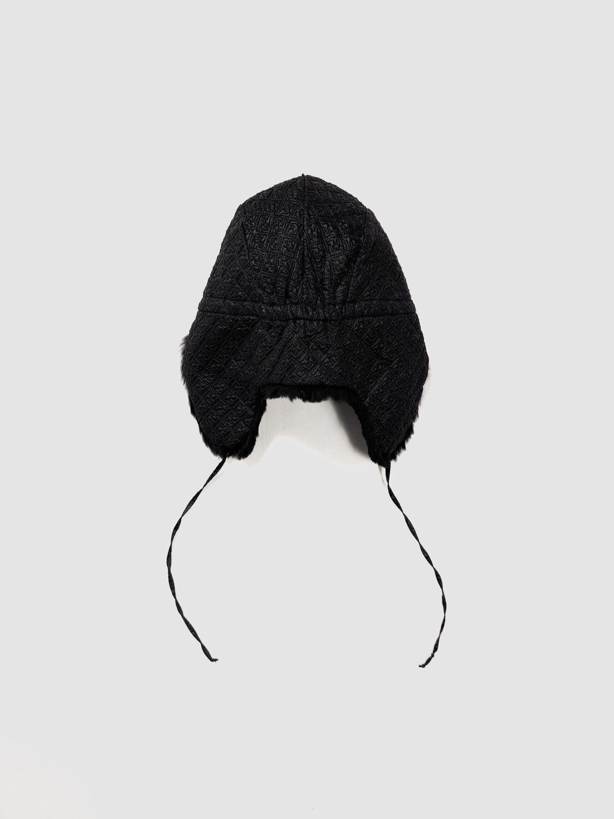 Fendi Fendi Fur FF Monogram Nylon Chapka Hat Size ONE SIZE - 9 Thumbnail