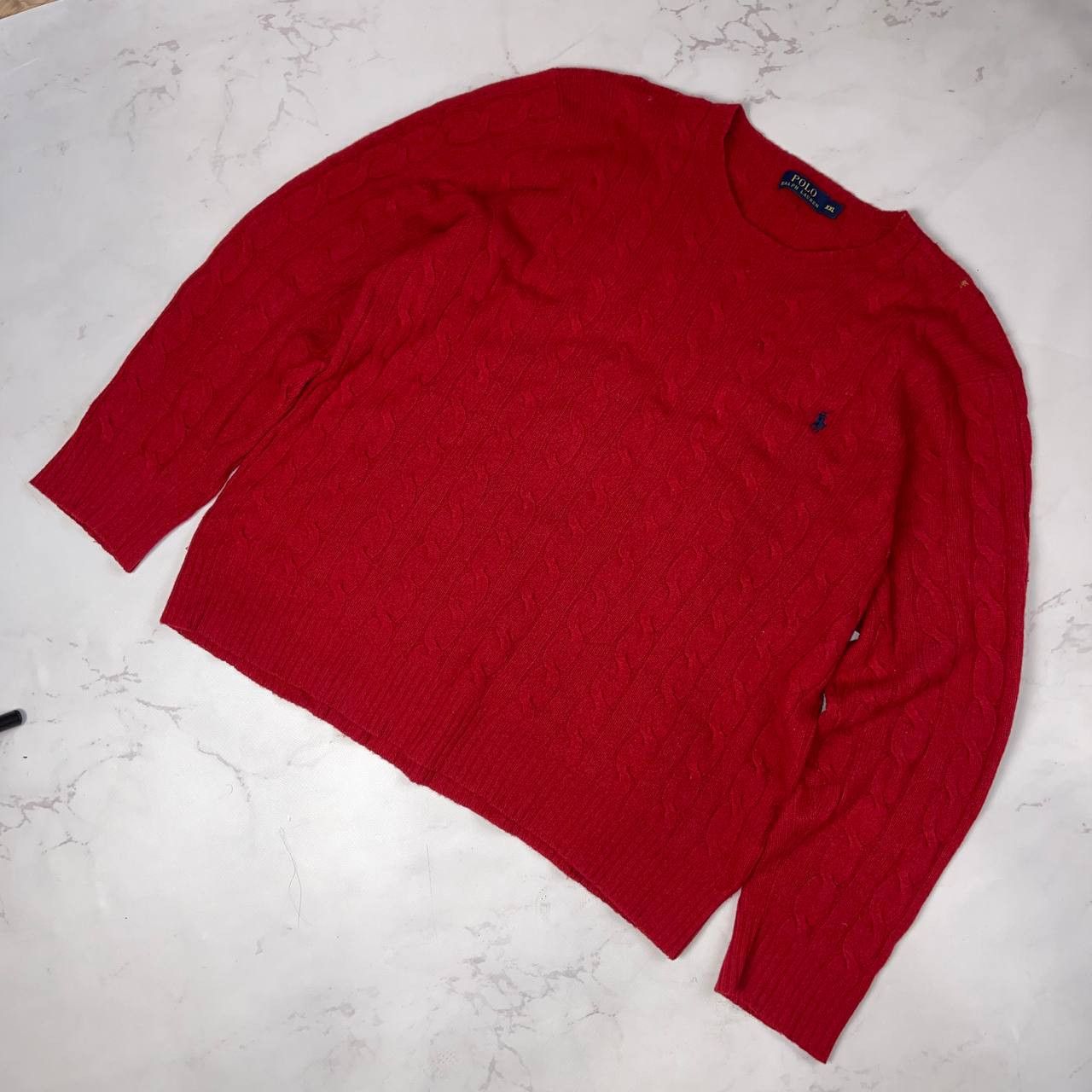 Polo Ralph Lauren Ralph Lauren Polo Knitted Cashmere Sewaters Mens Red Sz XXl Size US XXL / EU 58 / 5 - 2 Thumbnail