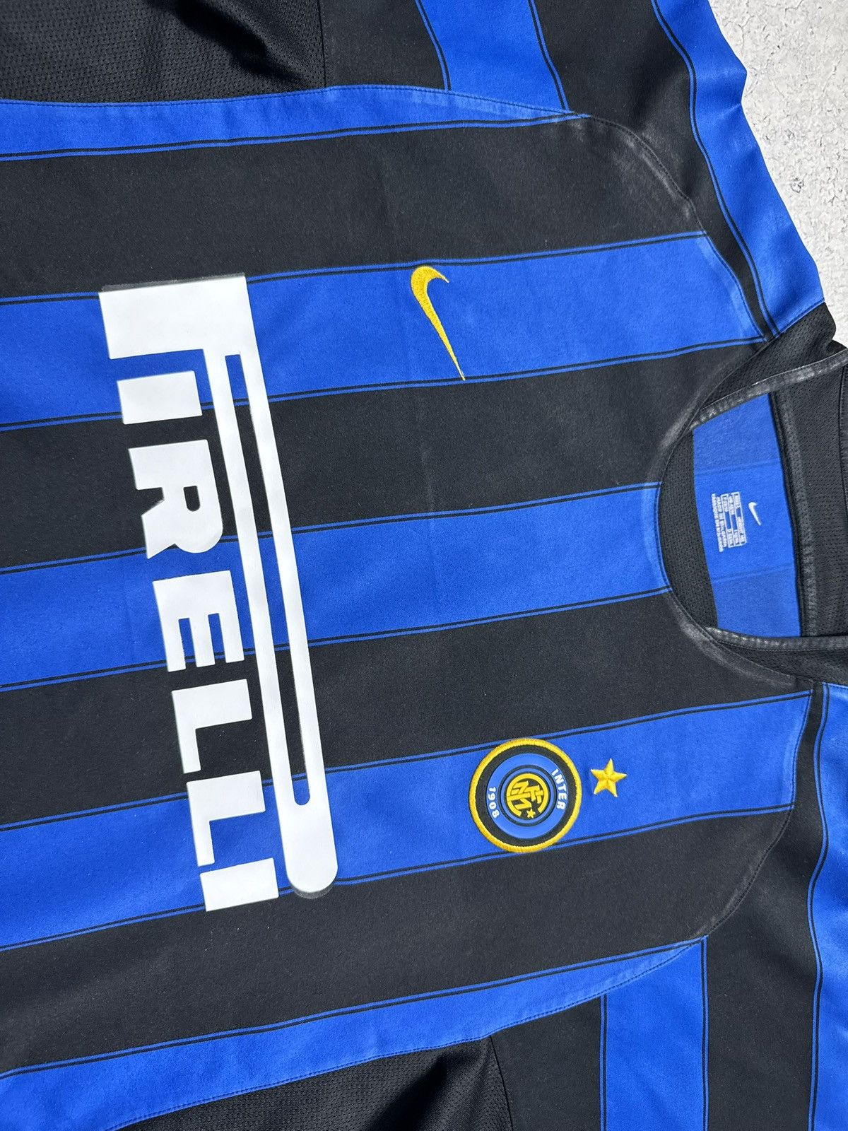 Nike Nike FC Inter Milan 2003/2004 Vintage Soccer Jersey Size US L / EU 52-54 / 3 - 4 Thumbnail