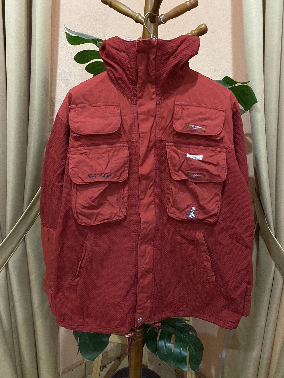Karl Helmut Karl Helmut Vintage Red Utility Jacket Size US L / EU 52-54 / 3 - 1 Thumbnail