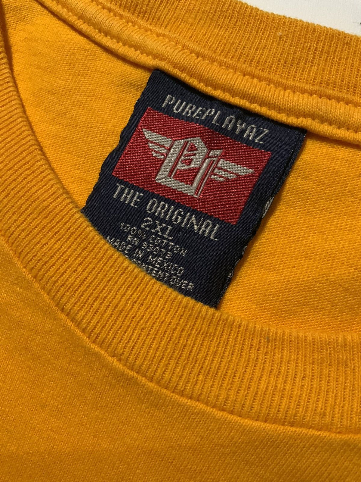 Vintage Vintage Y2K Pure Playaz Brand The Original Hip Hop T-Shirt Size US XXL / EU 58 / 5 - 5 Thumbnail