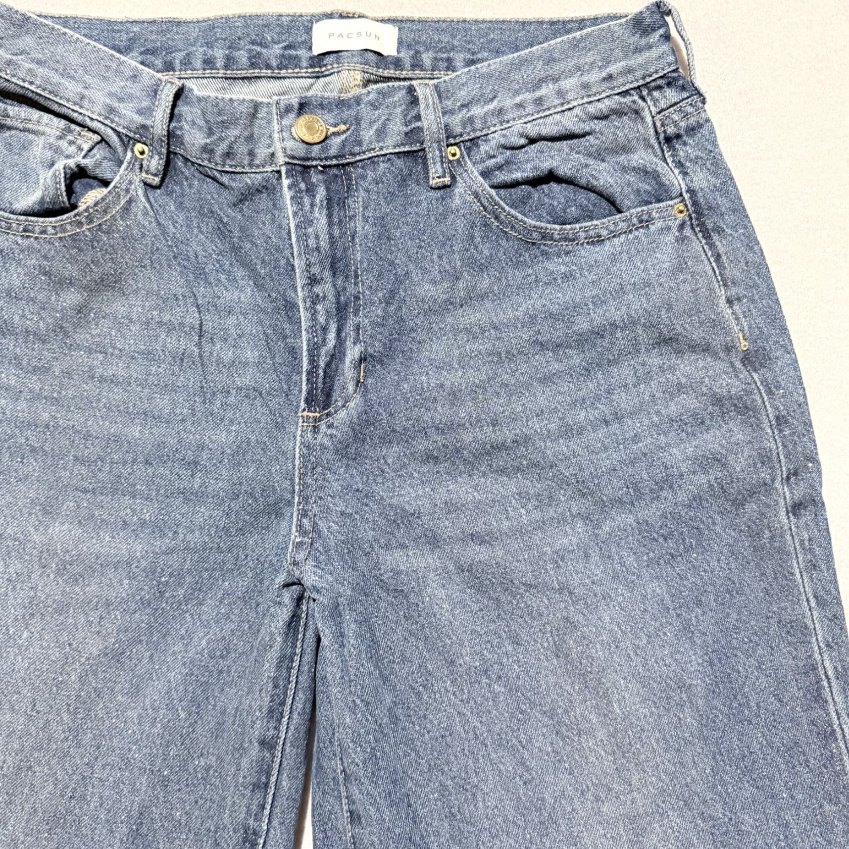 Pacsun Pacsun Lena Super Baggy Jeans Women's Light Blue Denim Baggy Jeans Pacsun 26 90s Wide-Leg Block: 5-Pocket Size 26" / US 2 / IT 38 - 3 Thumbnail