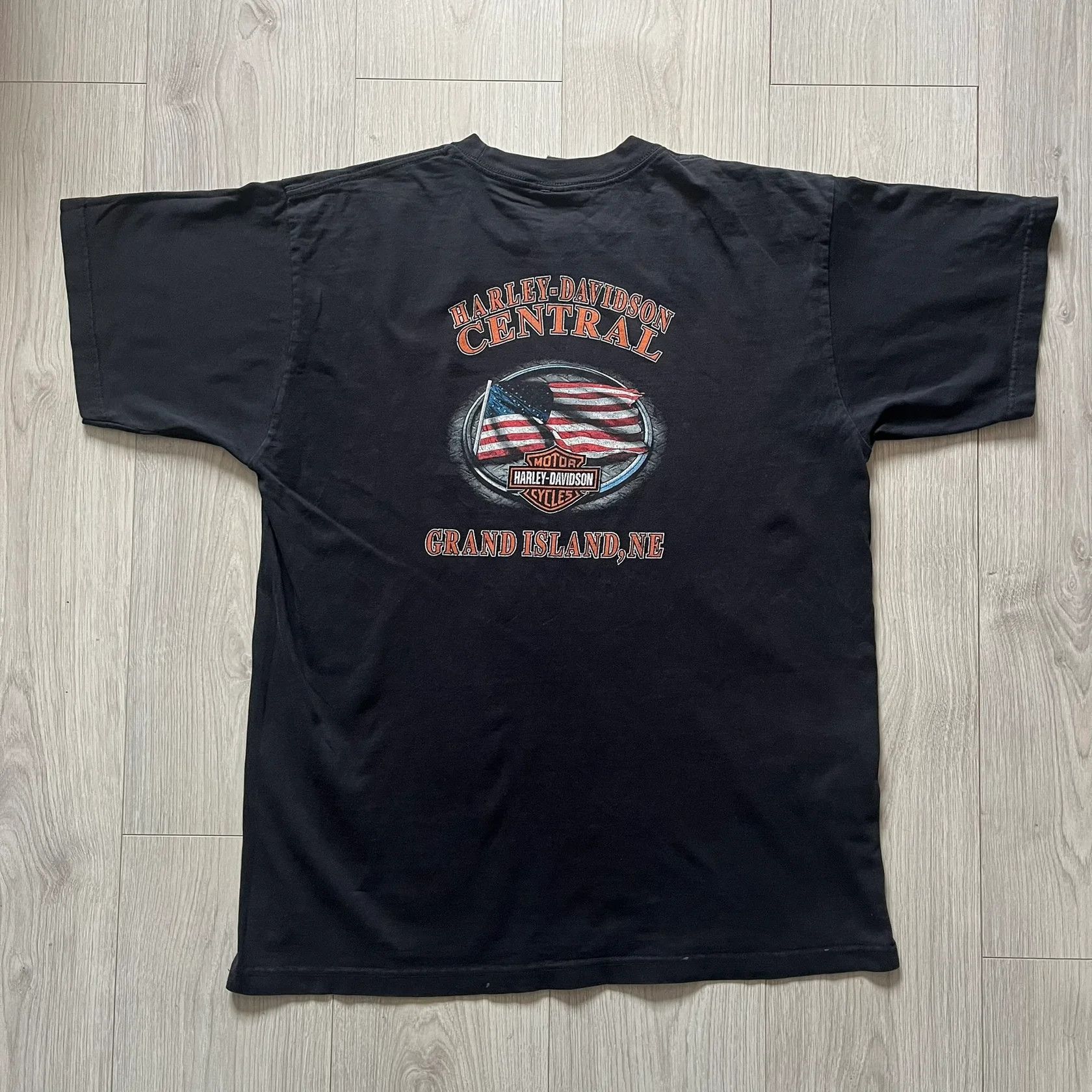 Harley Davidson Harley Davidson Grand Island 2000's Tee Size US XL / EU 56 / 4 - 2 Thumbnail