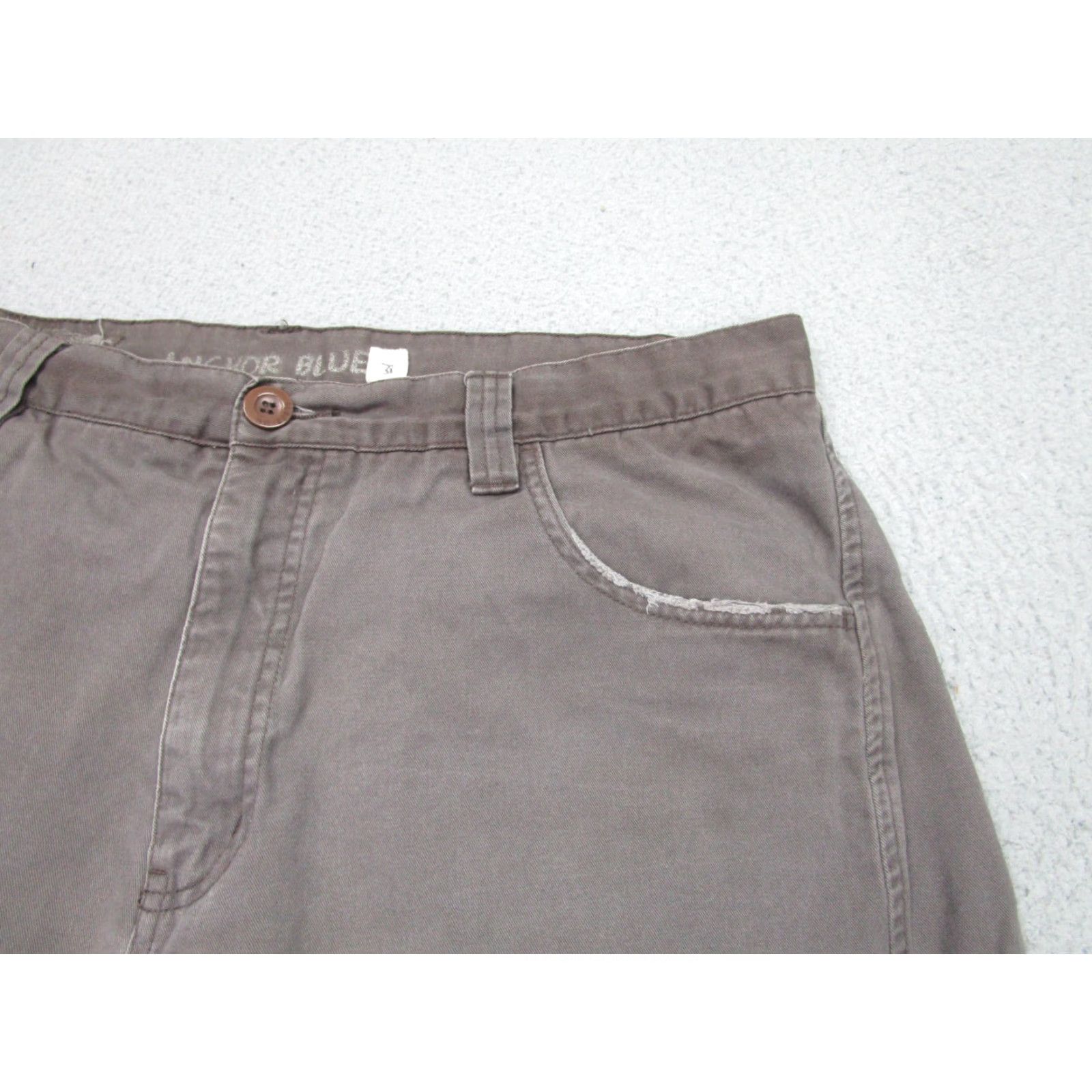 Anchor Blue VINTAGE Anchor Blue Cargo Shorts Mens 38 Brown Grunge Distress Baggy 2000s Y2K Cargo Pocket Army Outdoor Size US 38 / EU 54 - 2 Thumbnail