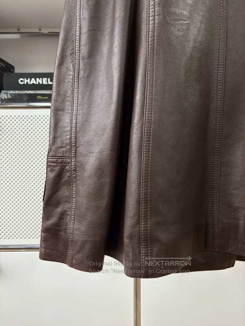 Chanel Chanel 94A Chocolate Brown Lambskin Sleeveless Dress Size M / US 6-8 / IT 42-44 - 5 Thumbnail