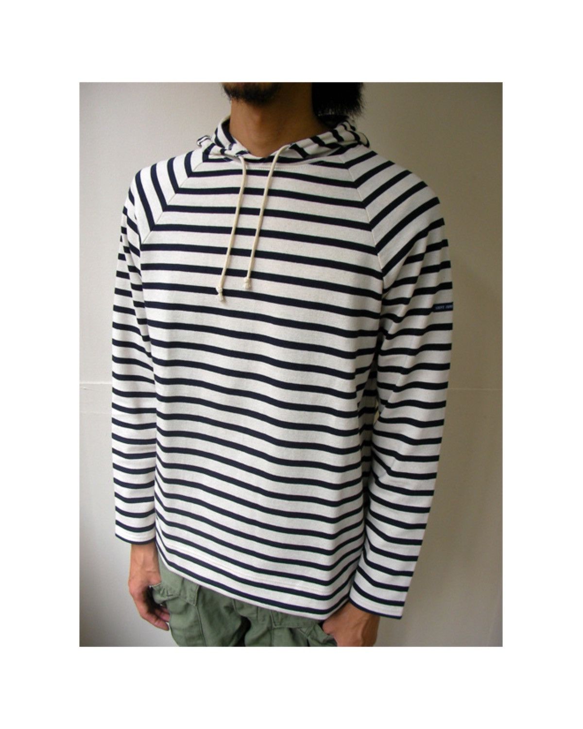 Saint James SAINT JAMES MARINE HOODIE STRIPE SHIRT Size US M / EU 48-50 / 2 - 9 Thumbnail