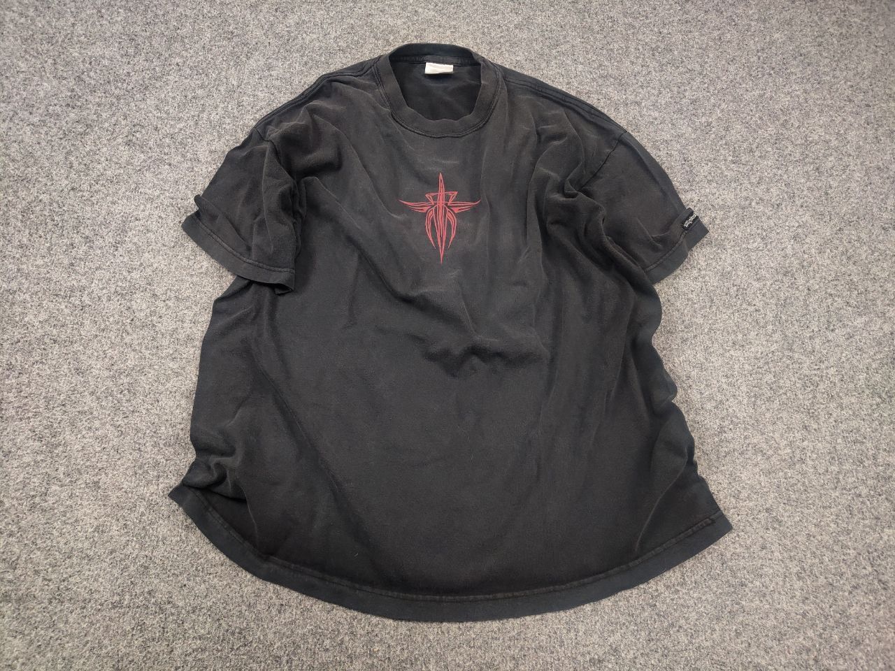 Vintage Vintage 90's Troy Lee Design USA Distressed Faded Tee Shirt Size US L / EU 52-54 / 3 - 2 Thumbnail