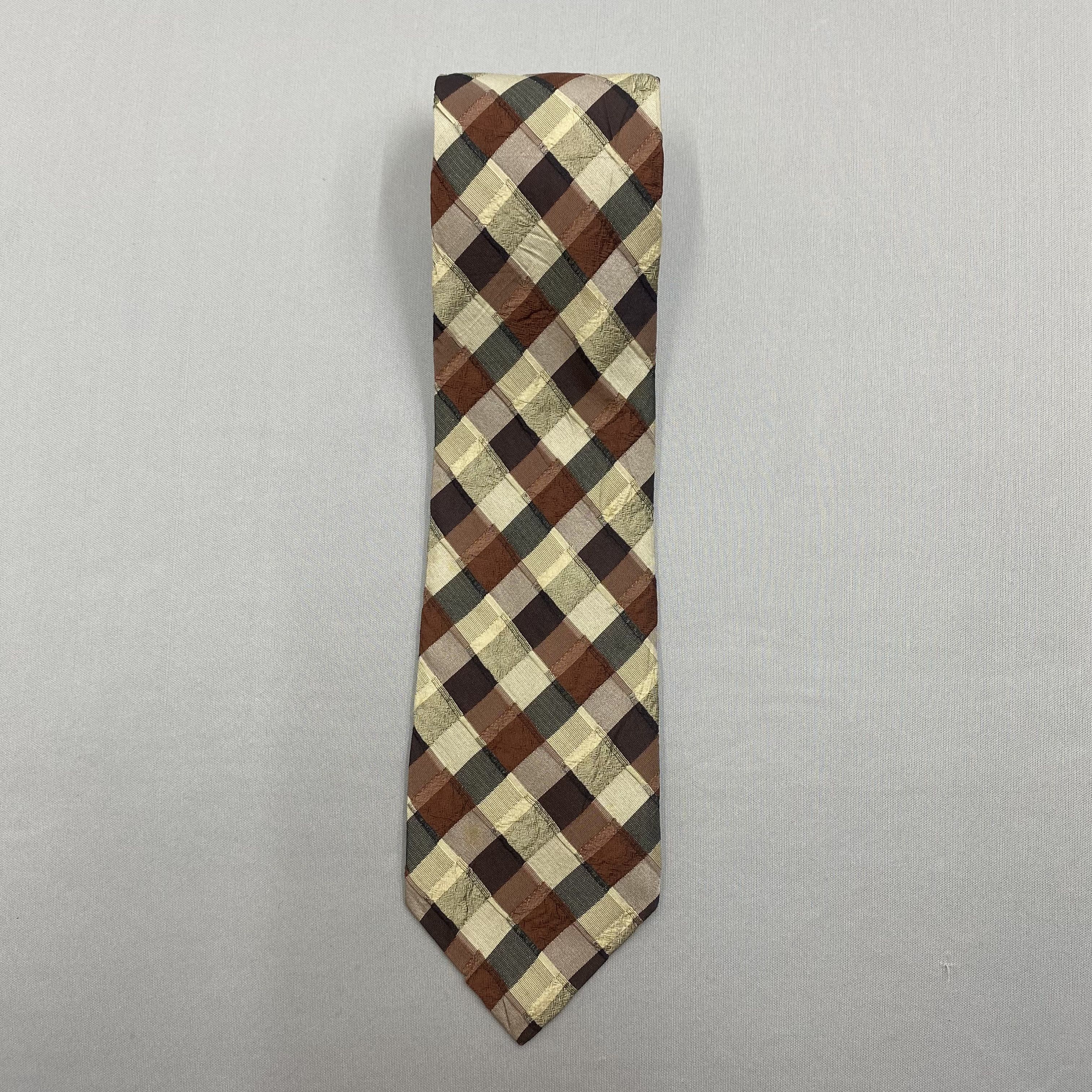 Issey Miyake Vintage Issey Miyake SILK Necktie Cravate Pure Silk Size ONE SIZE - 3 Thumbnail