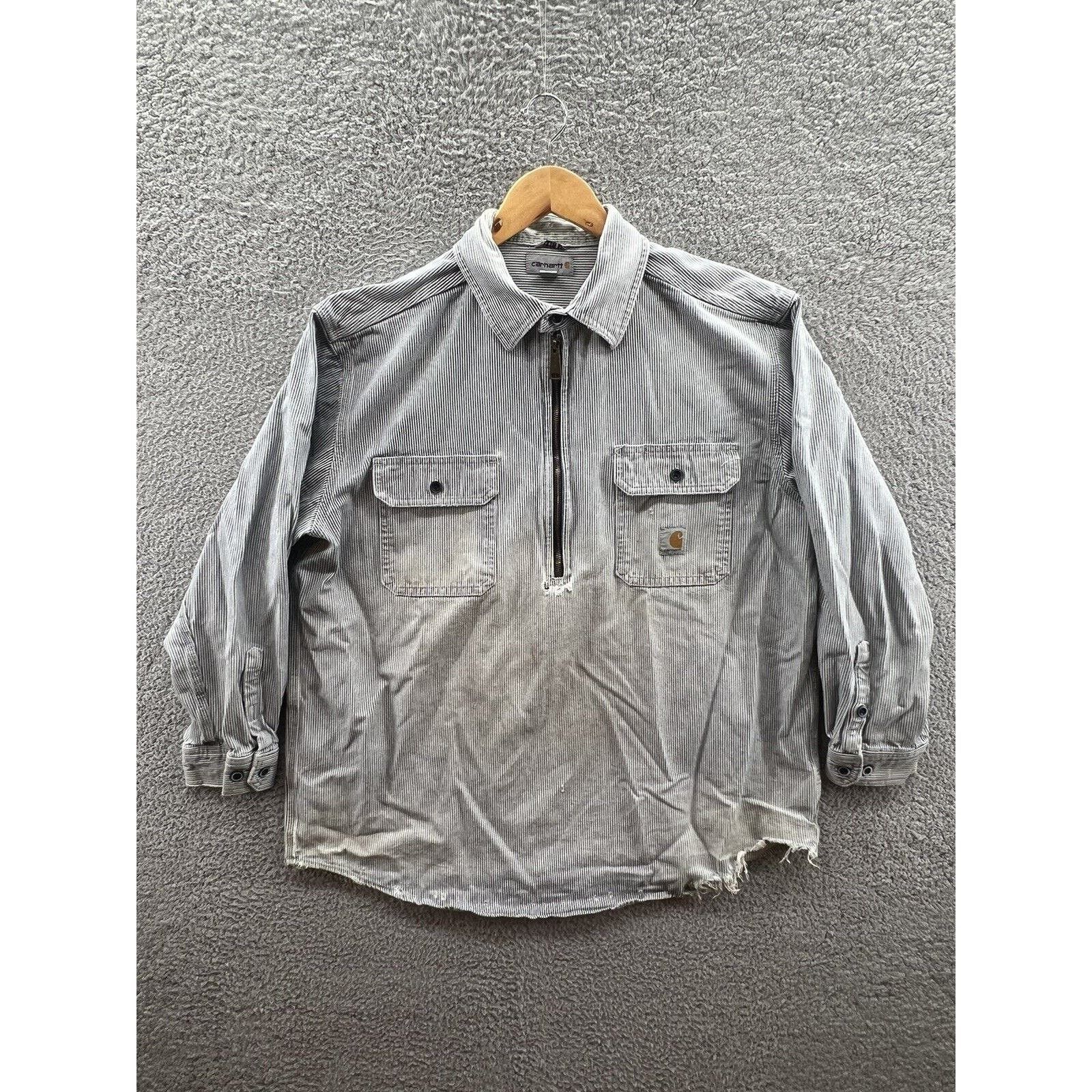 Carhartt Hickory Striped Shirt Grailed