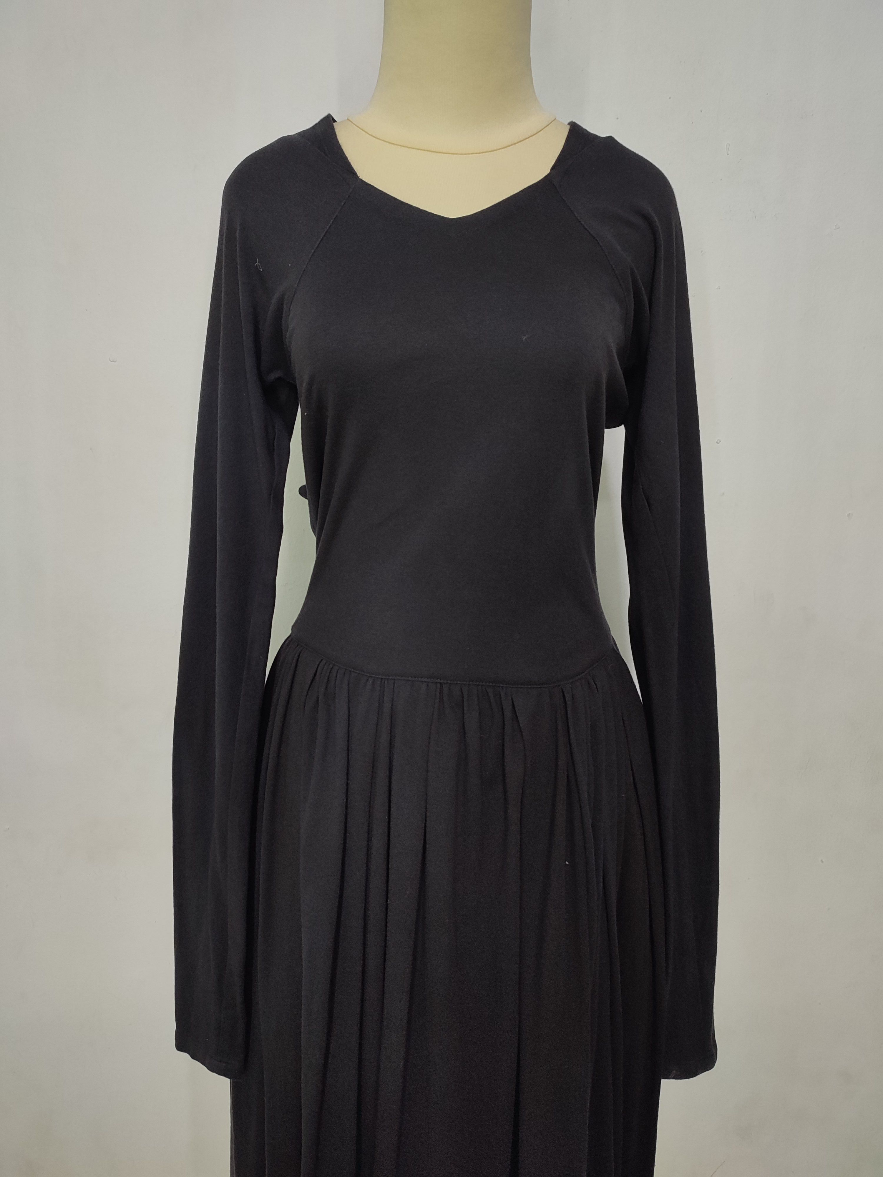 ARCHIVE📕Backless Pleated Dress Rare Openback Volume Piece