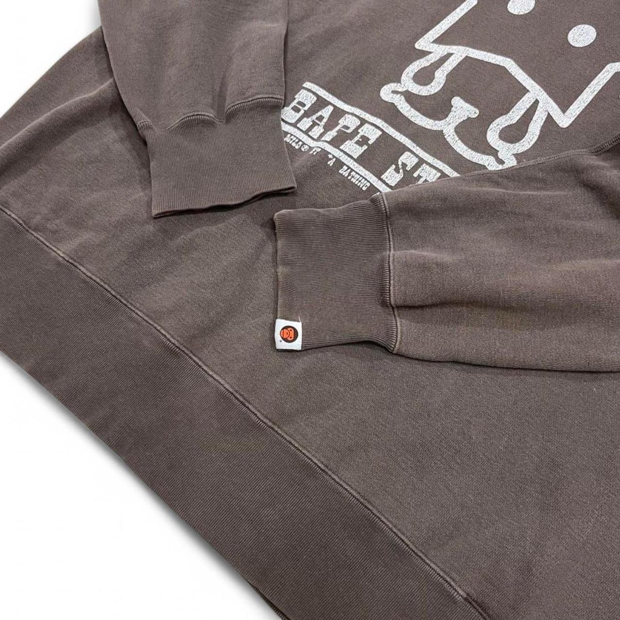 Bape A Bathing Ape Baby Milo Bapesta Brown Crewneck Size US L / EU 52-54 / 3 - 5 Thumbnail