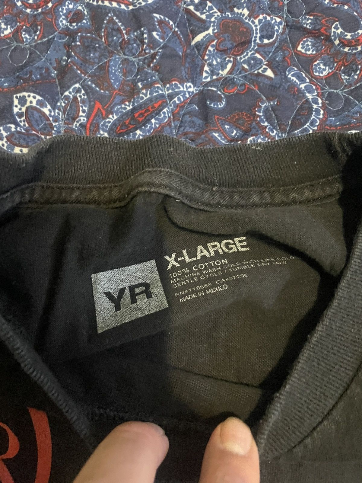 Young And Reckless YR Black Long-Sleeve Tee Size US XL / EU 56 / 4 - 2 Thumbnail