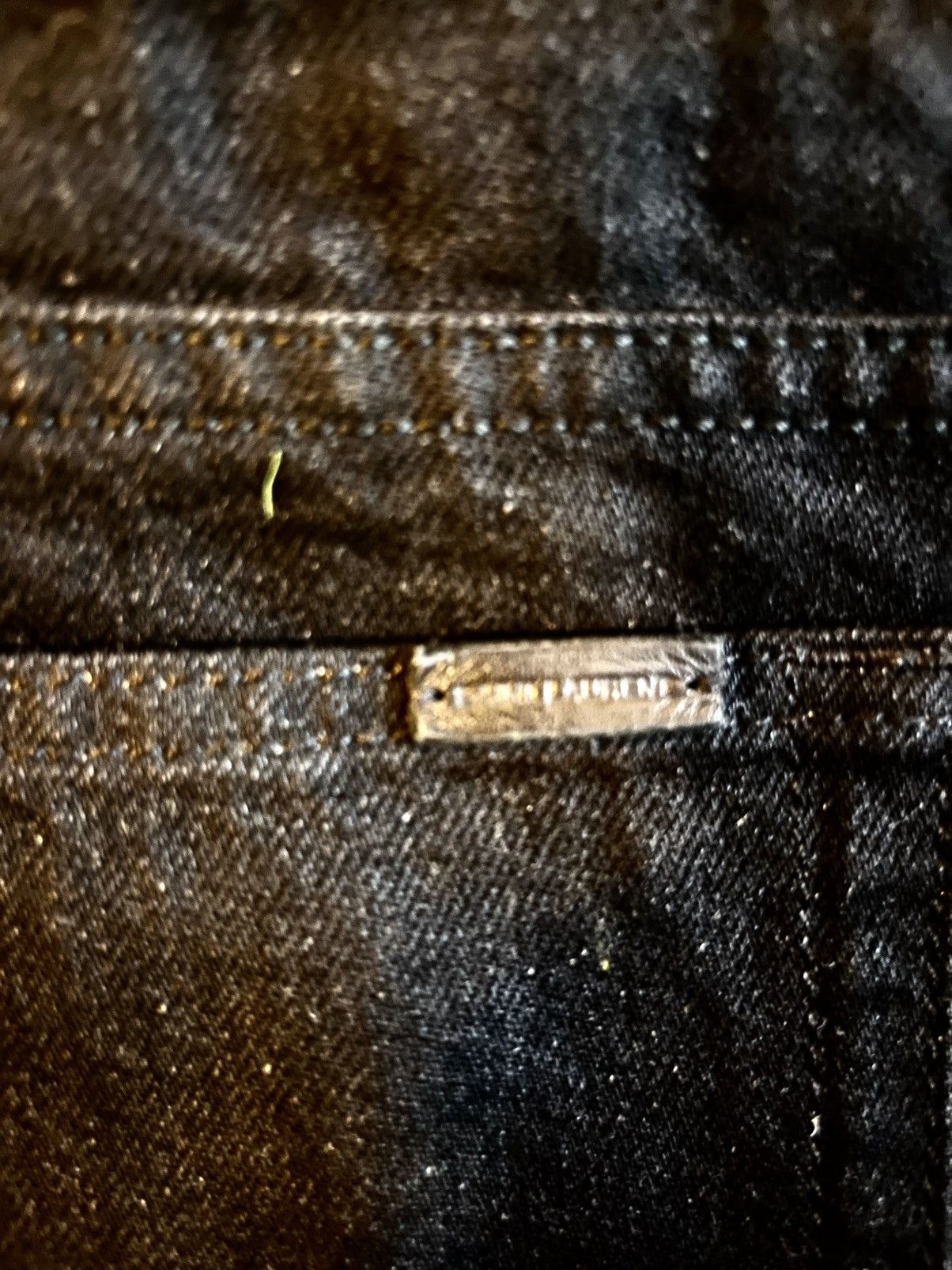 Saint Laurent Paris Saint Laurent Paris, Carrot Denim Pants in Black, D-26 34 Size US 34 / EU 50 - 4 Thumbnail