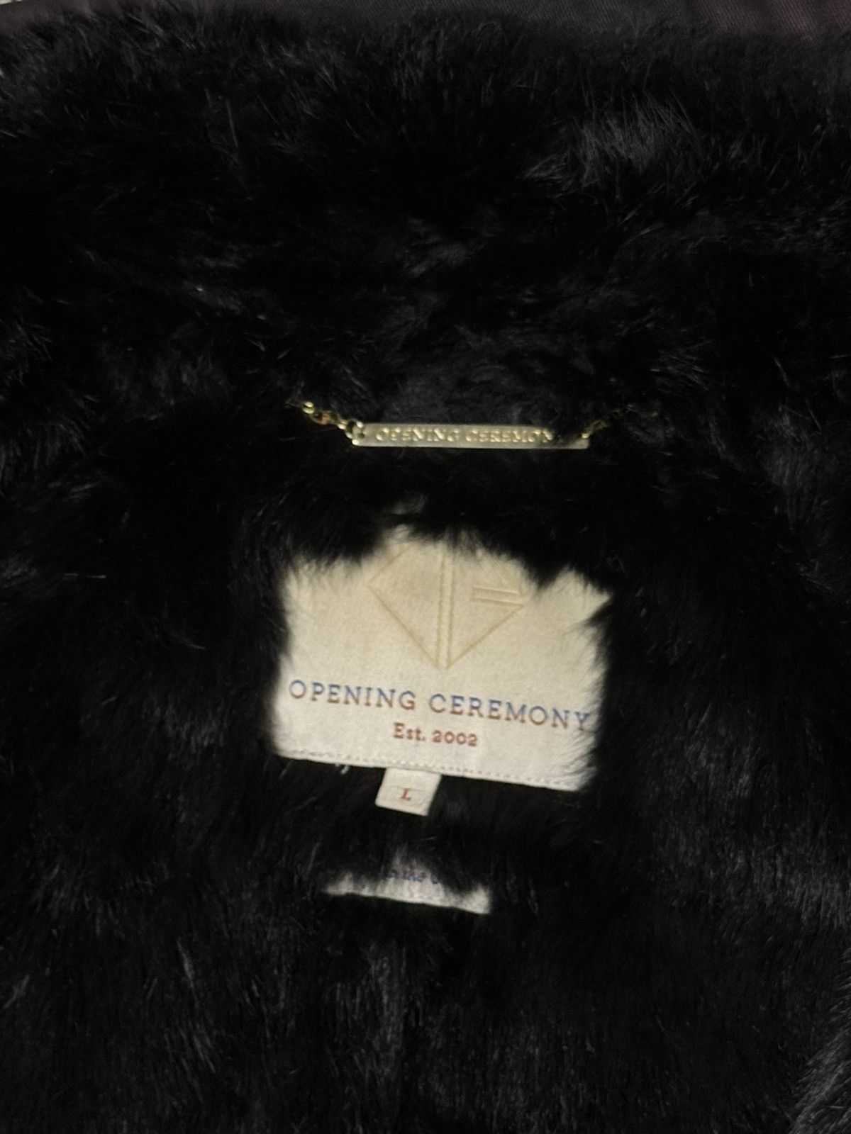 Opening Ceremony “Opening ceremony” Black vintage trenchcoat Size US L / EU 52-54 / 3 - 3 Thumbnail