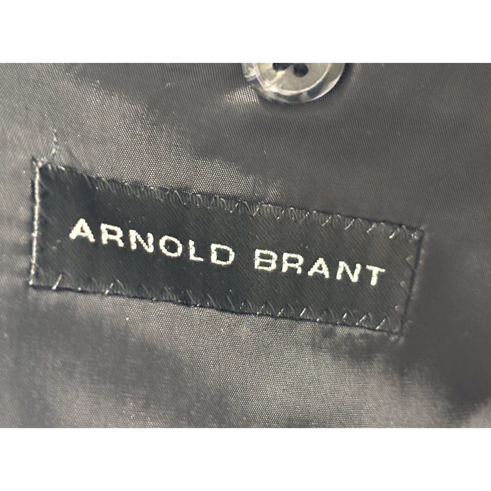 Loro Piana Arnold Brant Loro Piana 100% Cashmere Blazer Sz 44 R Mini Houndstooth Flaws Size 44R - 7 Thumbnail