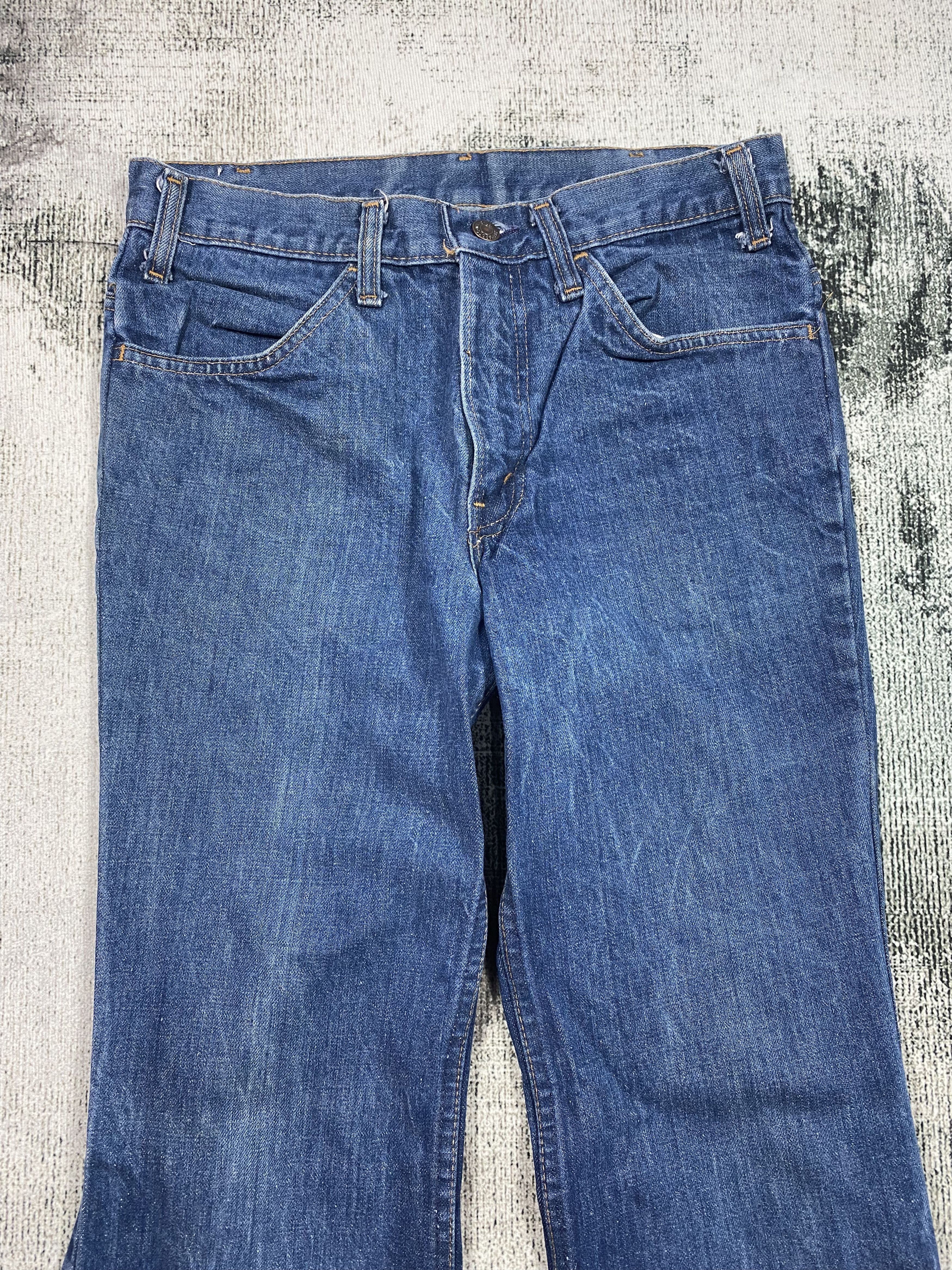 Levi's SICKS💥 684 Jeans Flare Bell Bottom Orange Tab #8 TALON 42 Size US 30 / EU 46 - 3 Thumbnail
