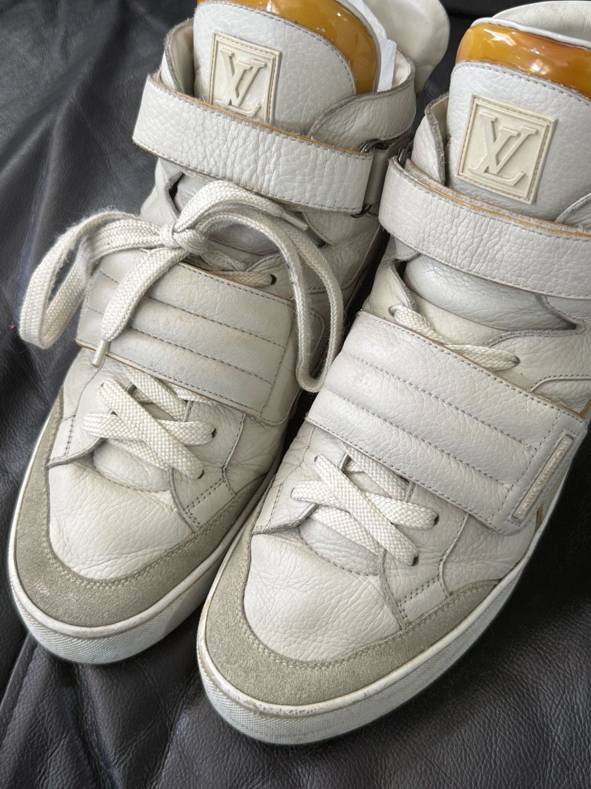Kanye West × Louis Vuitton Louis Vuitton x Kanye West Jasper Cream Sneaker Size US 7.5 / EU 40-41 - 15 Thumbnail