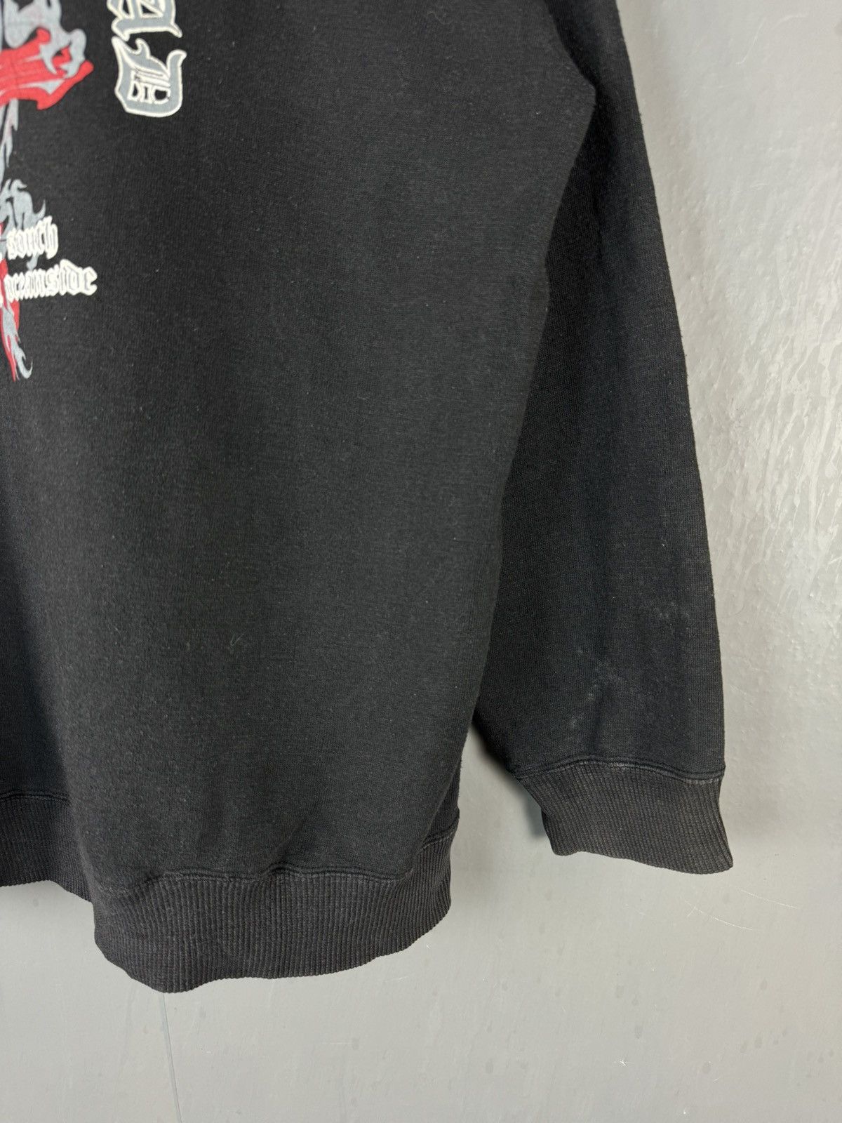Dragonfly × Japanese Brand × Vintage JAPANESE DESIGN DRAGON FLY CROSS LOGO HOODIE SWEATSHIRT Size US S / EU 44-46 / 1 - 5 Thumbnail
