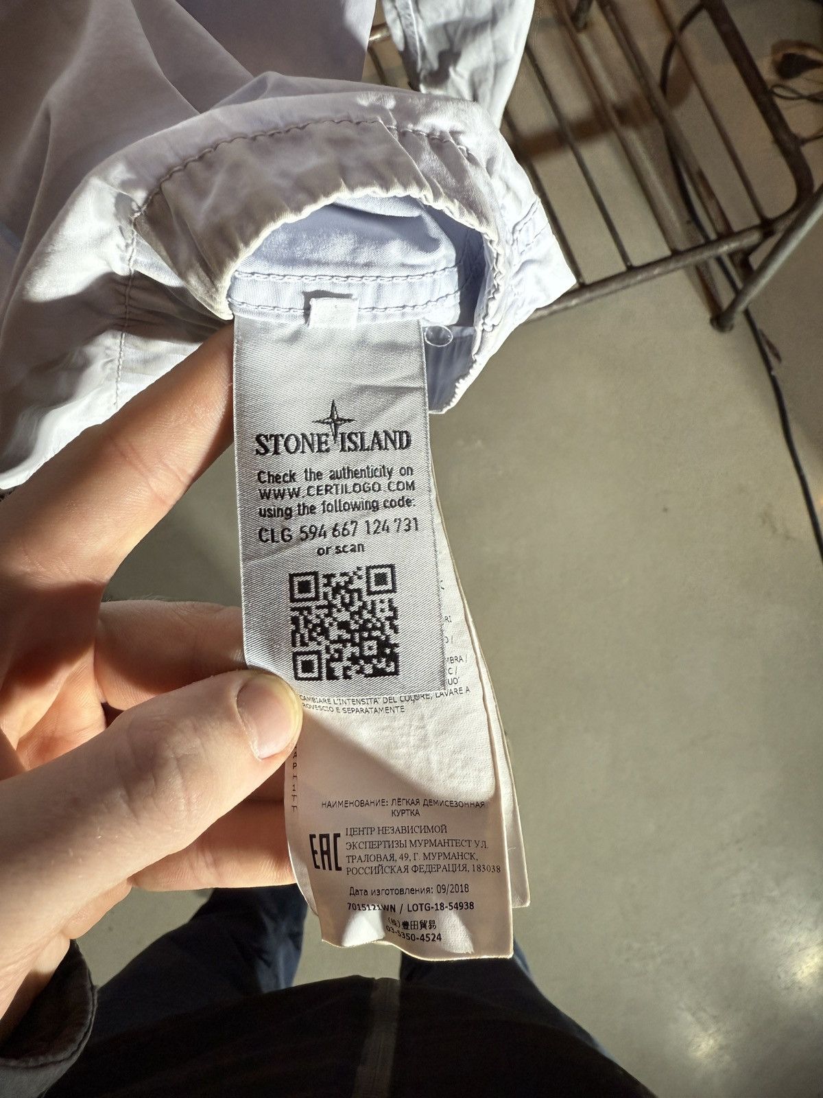 Stone Island Stone island light jacket Size US L / EU 52-54 / 3 - 7 Thumbnail
