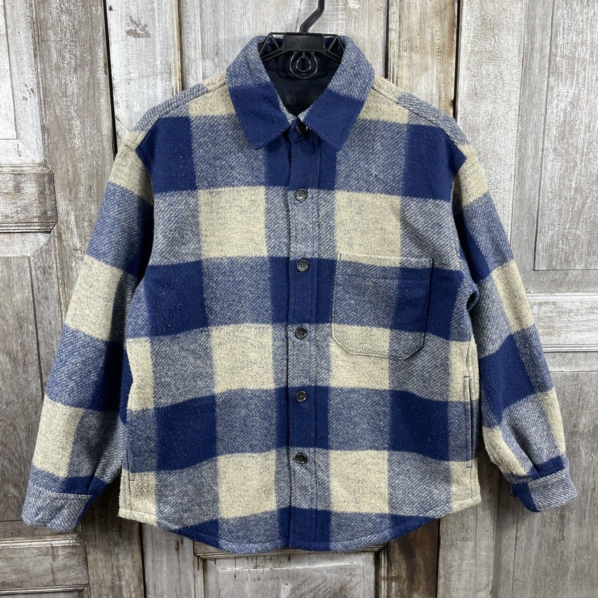 Flannel × Uniqlo × Vintage Vintage Uniqlo Flannel Wool Shirt Size US M / EU 48-50 / 2 - 1 Thumbnail