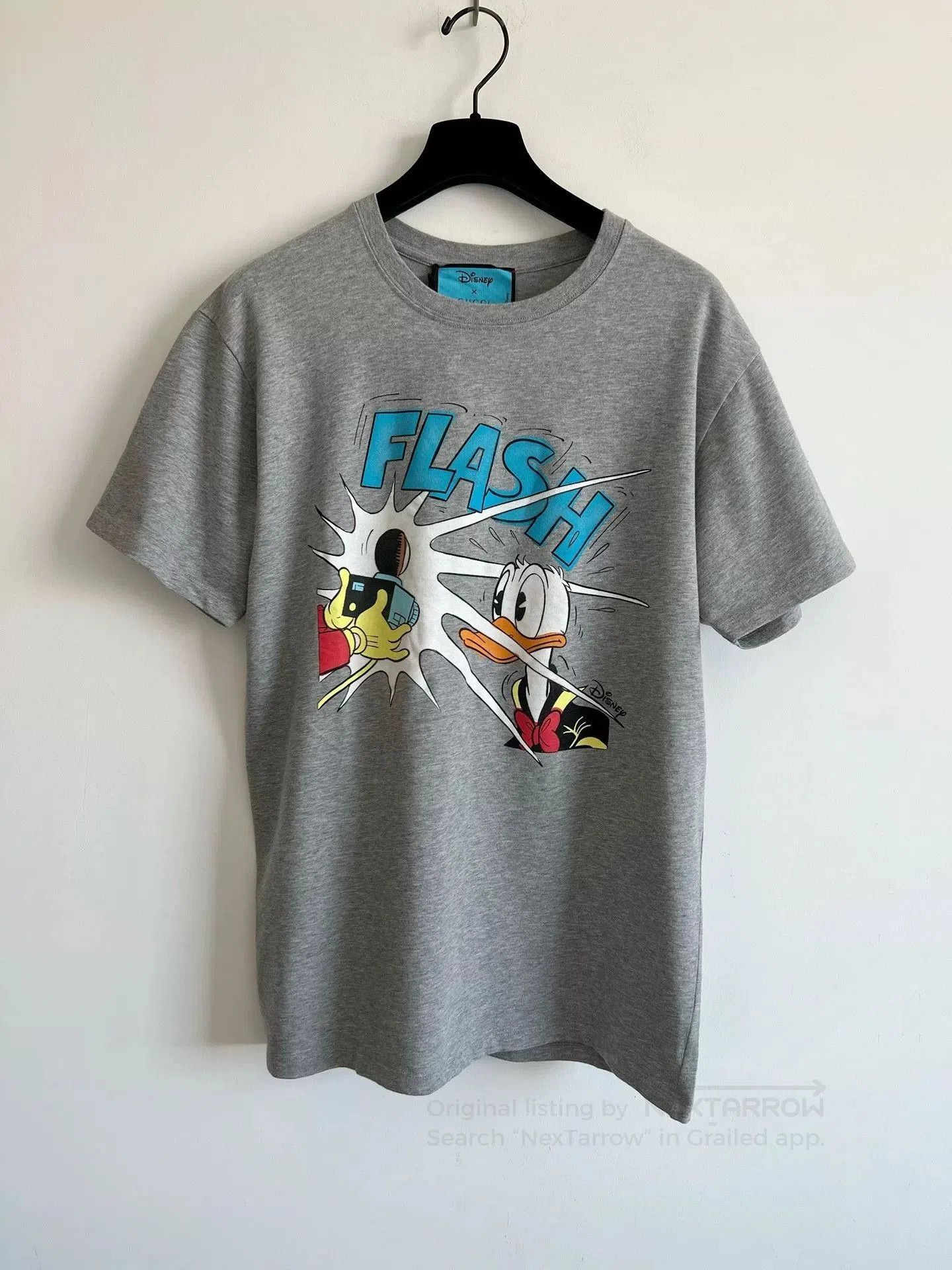 Gucci Gucci x Disney Gray Donald Duck T-shirt. Size US M / EU 48-50 / 2 - 1 Thumbnail