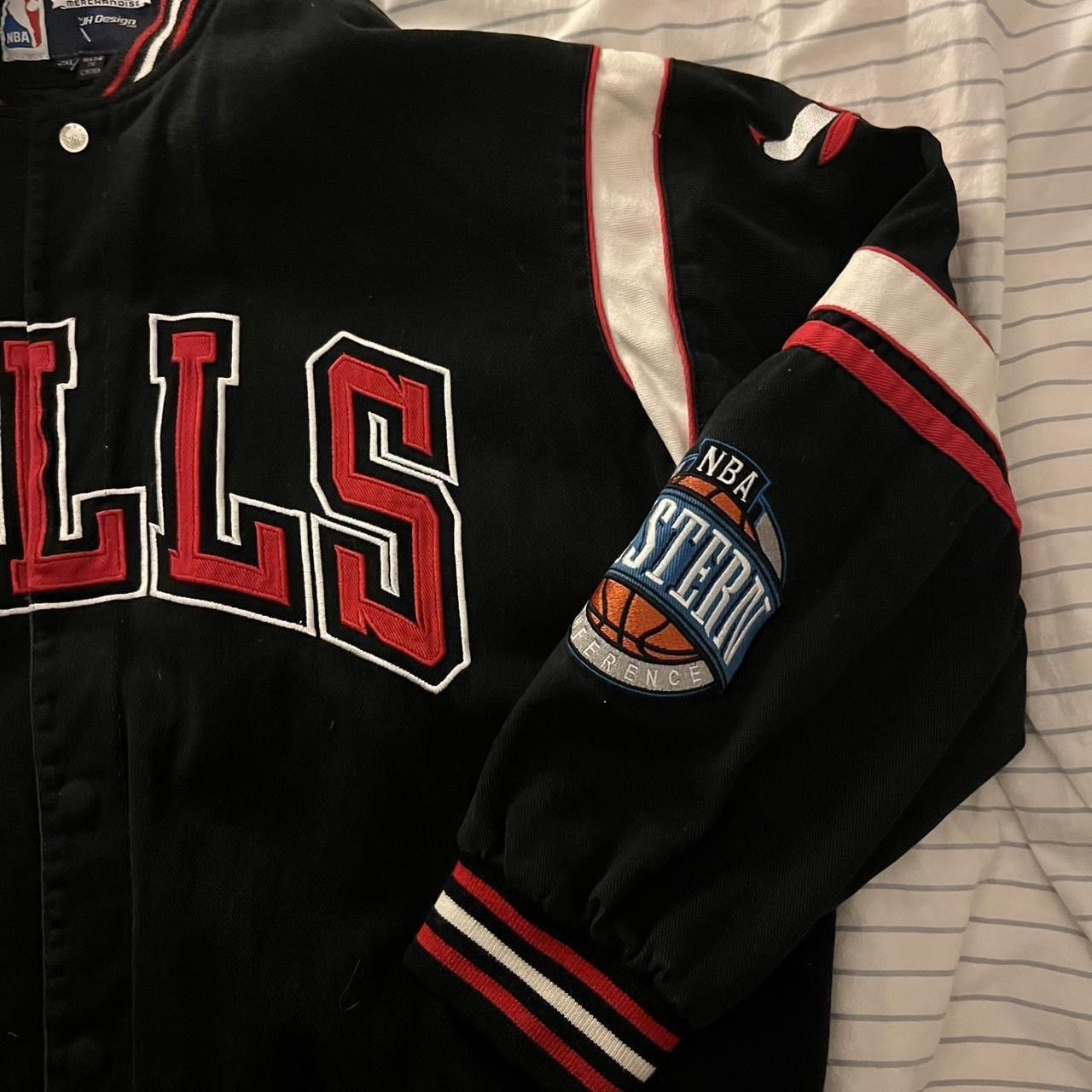 NBA VINTAGE 90s CHICAGO BULLS NBA VARSITY BOMBER JACKET Size US XXL / EU 58 / 5 - 5 Thumbnail