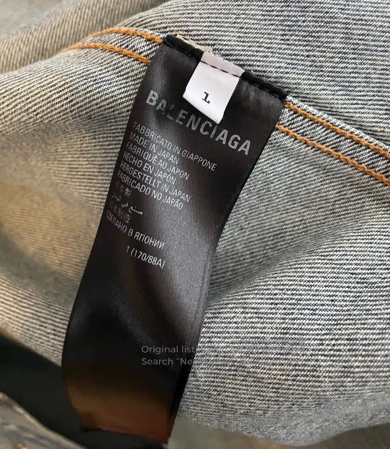 Balenciaga Balenciaga Crystal Hand Painted Graffiti Destroyed Hooded Size US S / EU 44-46 / 1 - 3 Thumbnail