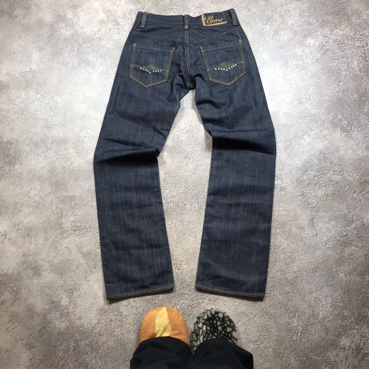 Vintage Vintage Lee Cooper Japan Baggy Jeans Indigo Skater Faded 29 Size US 29 - 4 Thumbnail