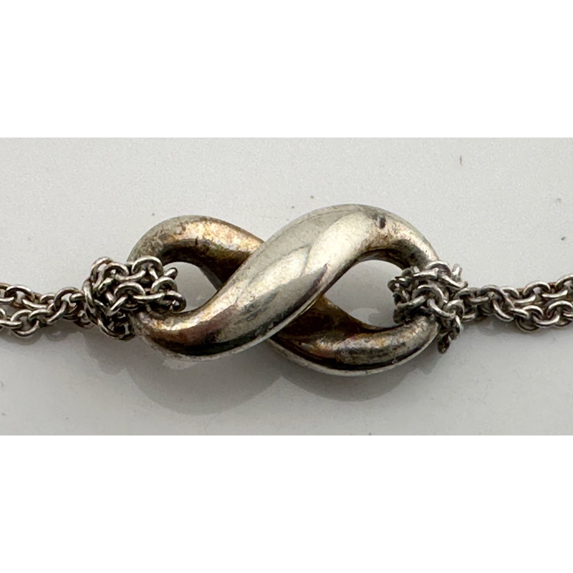 Tiffany & Co. Tiffany & Co Infinity Double Chain Pendant and Necklace in S Size ONE SIZE - 10 Thumbnail