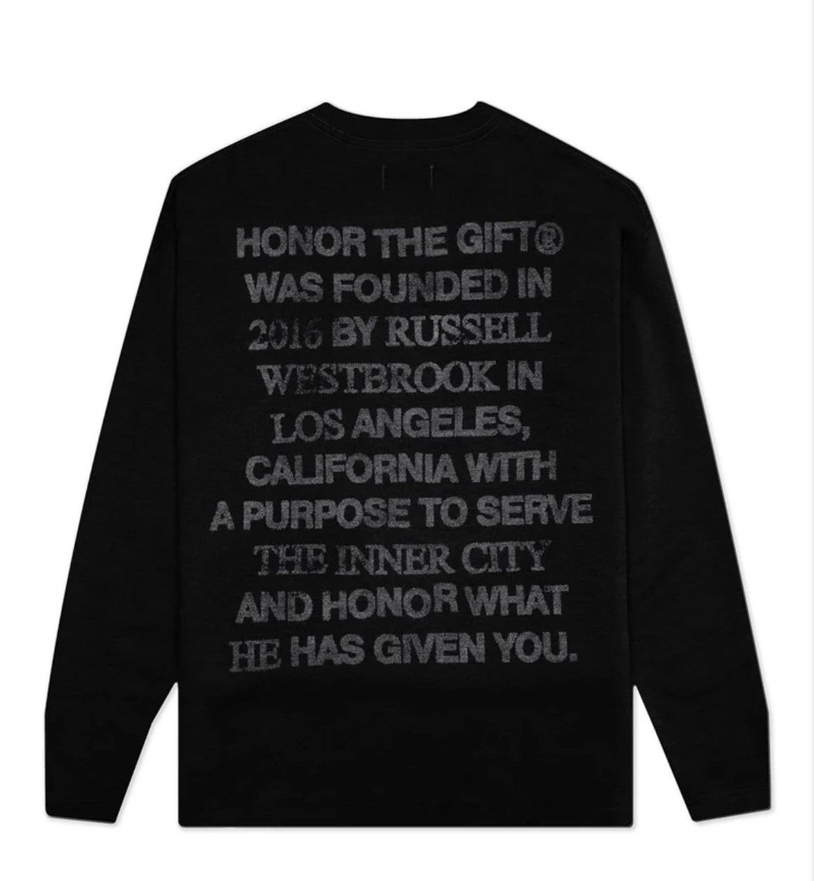 Honor the Gift HONOR THE GIFT 2016 L/S TEE Size US XL / EU 56 / 4 - 3 Thumbnail