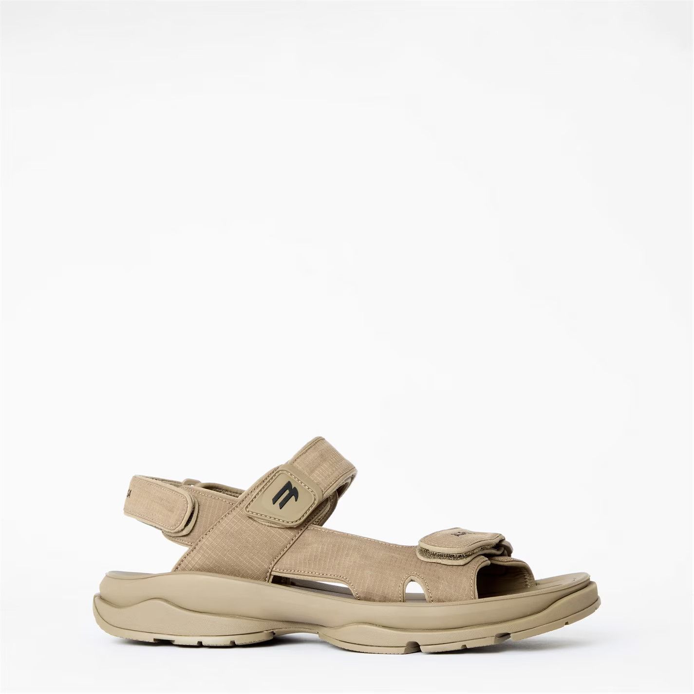 o1g2r1mq0226 Flat Sandals In Dark Taupe