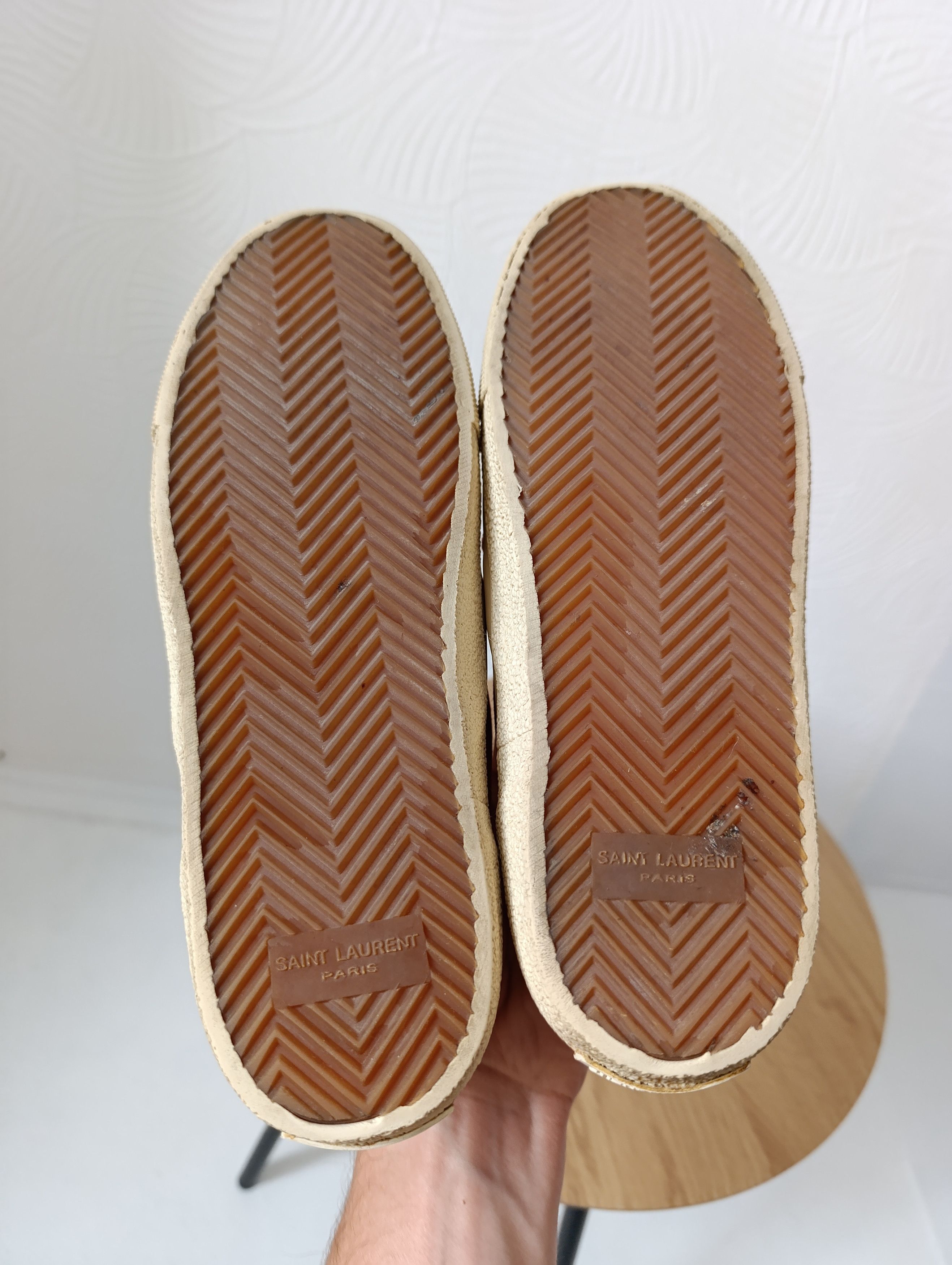 Saint Laurent Paris SAINT LAURENT RED SKULL PINEAPPLE SLIP-ON SNEAKERS Size US 7.5 / IT 37.5 - 13 Thumbnail