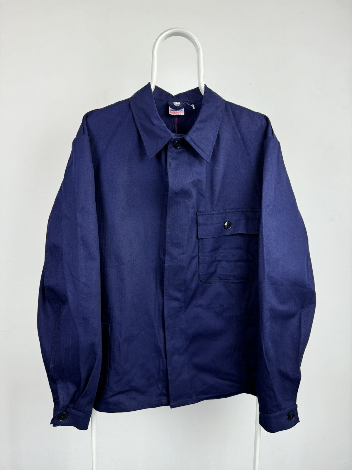 Vintage Vintage Bucking Dreinaht Sanforized French Workwear Jacket Size US XL / EU 56 / 4 - 1 Thumbnail