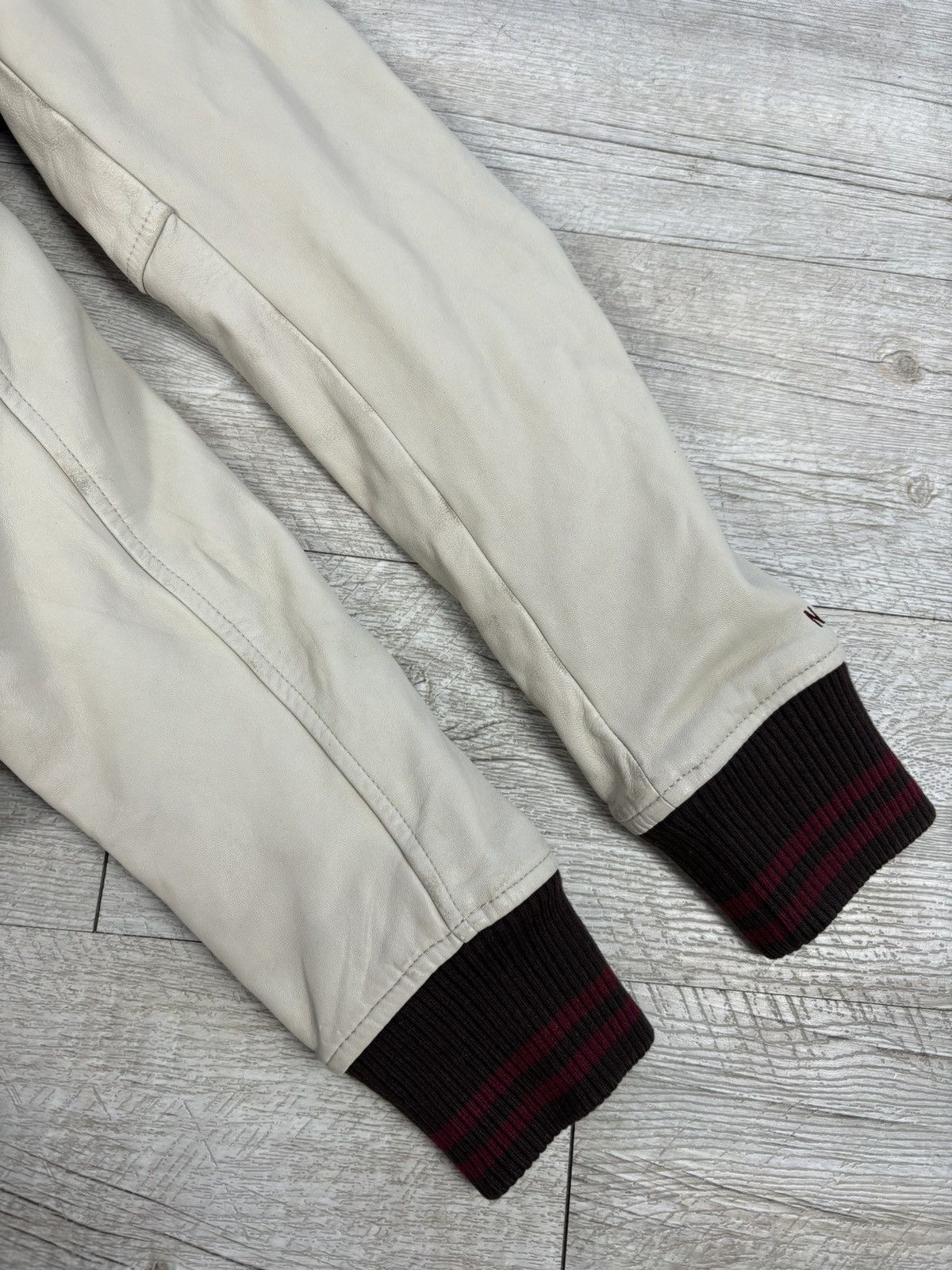 Nike SB Rare Sportswear Leather Tech Fleece Pack Wool Varsity Bomber Jacket Parka Coat Size M / US 6-8 / IT 42-44 - 16 Thumbnail
