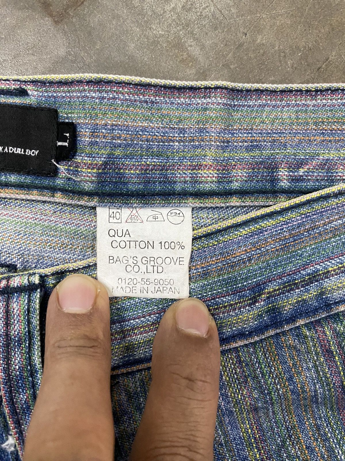 Hysteric Glamour × If Six Was Nine × Tornado Mart Baggy Jeans P01 Multicolour Jeans Thread @243 Size US 32 / EU 48 - 6 Thumbnail