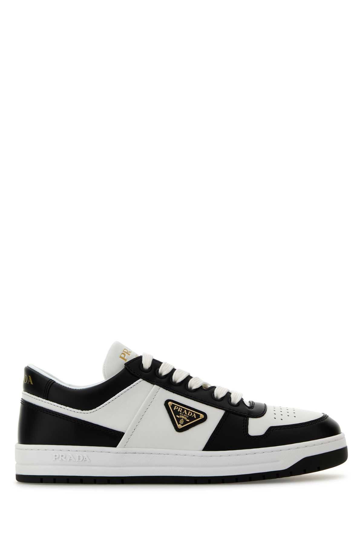 Prada Two-Tone Leather Downtown Sneakers Size US 9 / IT 39 - 1 Thumbnail