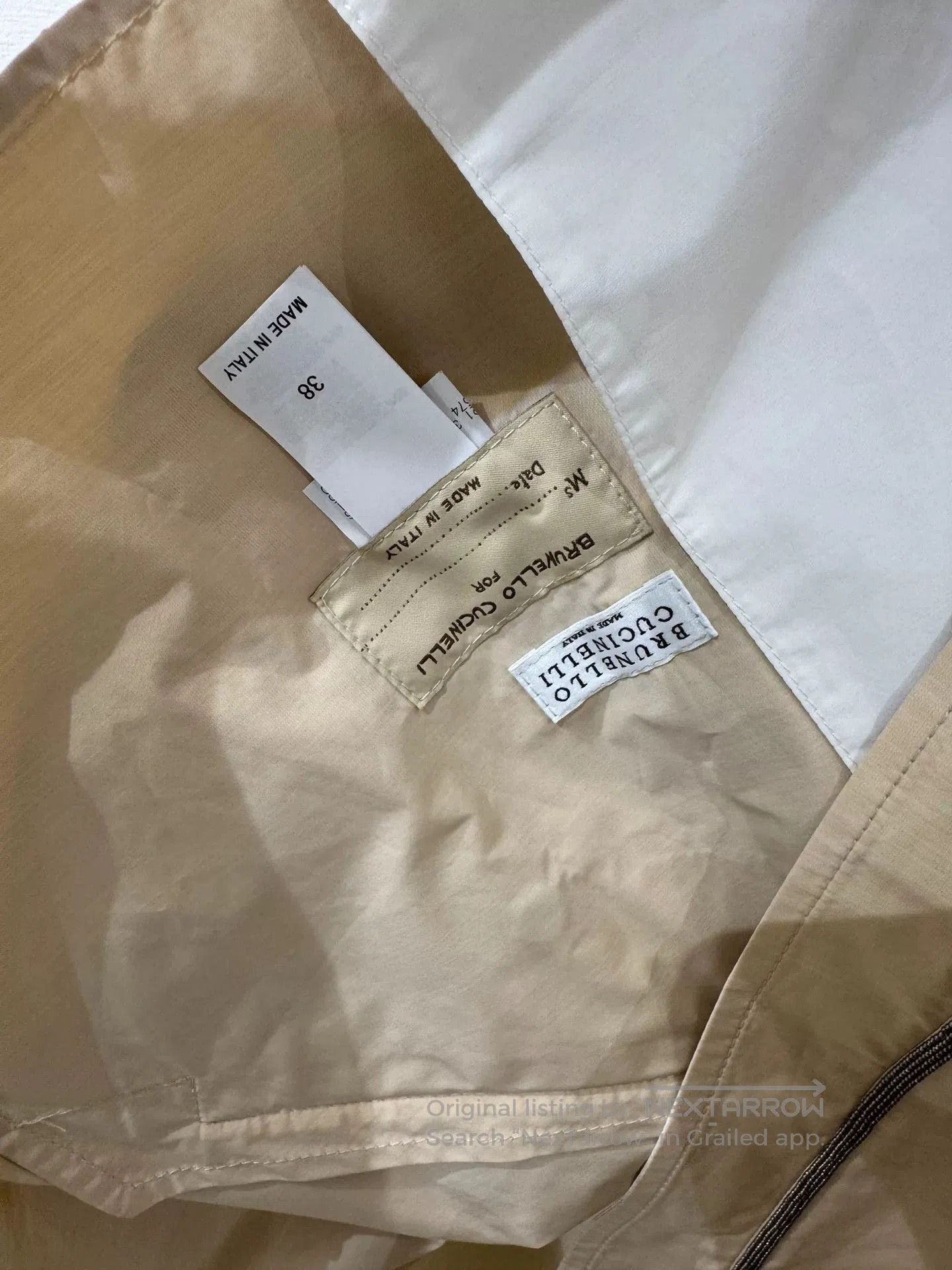 Brunello Cucinelli Brunello Cucinelli Beige Coat Size 38. Size US S / EU 44-46 / 1 - 4 Thumbnail