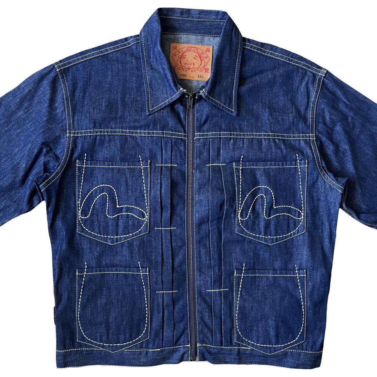 Evisu Evisu Seagull Denim Jacket Size US XL / EU 56 / 4 - 3 Thumbnail