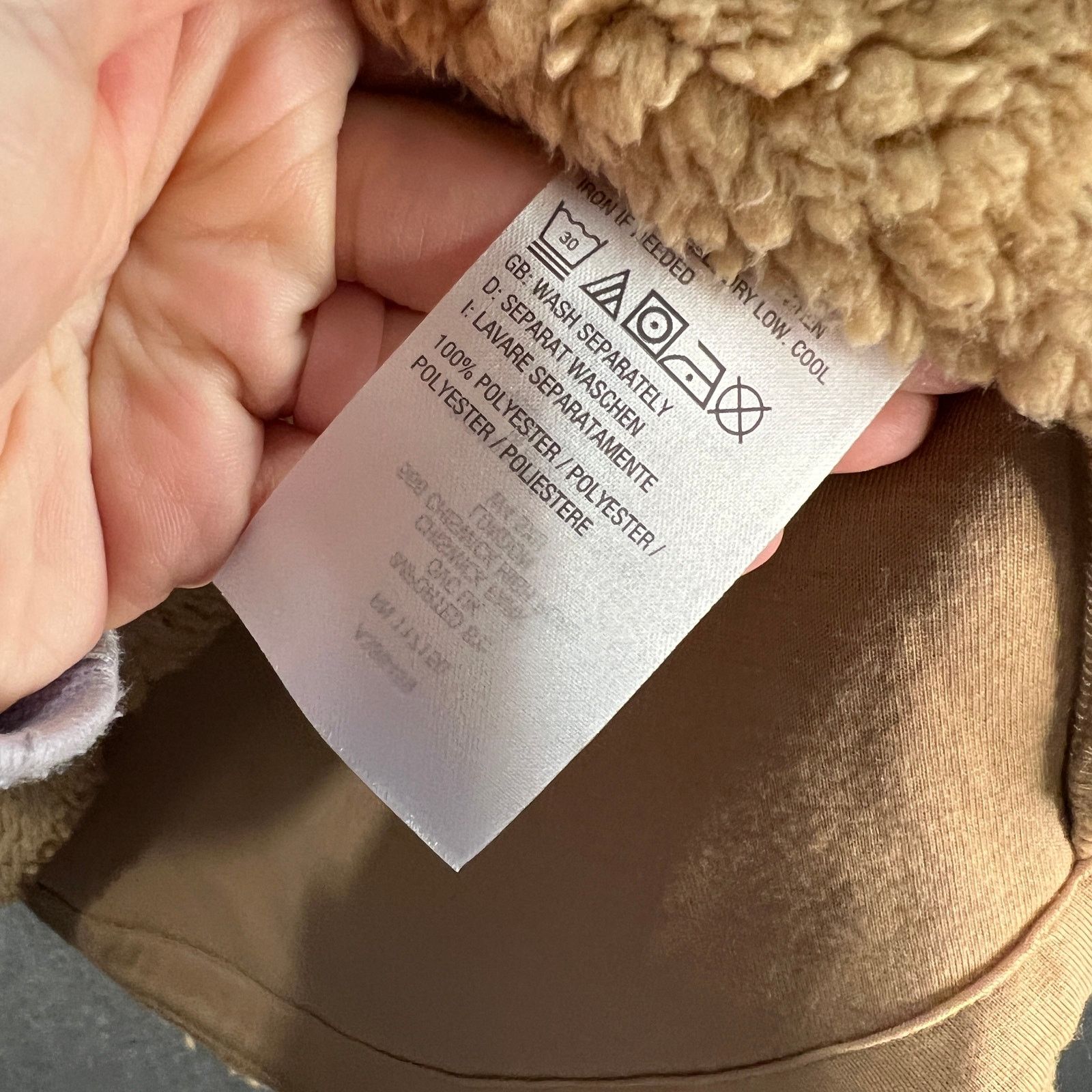 Other Belle by Kim Gravel Signature Zip Sherpa Vest Camel Size M / US 6-8 / IT 42-44 - 9 Thumbnail