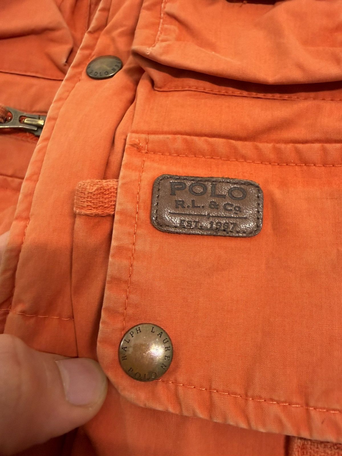 Polo Ralph Lauren 90s Polo Ralph Lauren Multi-pocket Fisherman Vest Size US M / EU 48-50 / 2 - 10 Thumbnail