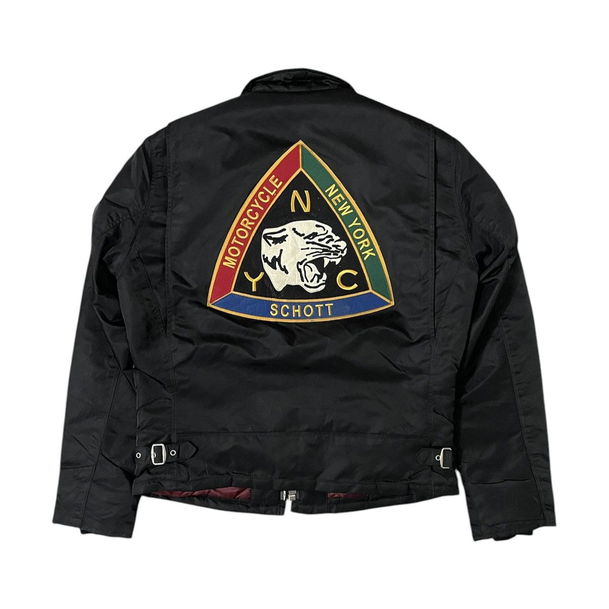 Vintage Schoot Motorcycles Bikers Jacket