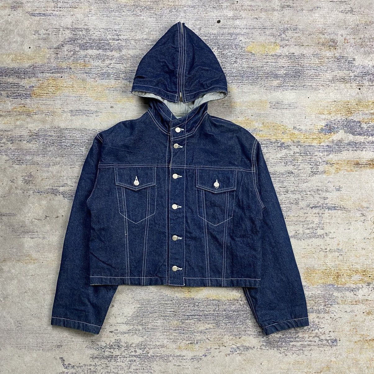 Issey Miyake vintage 90s issey miyake denim jacket Size US M / EU 48-50 / 2 - 3 Thumbnail