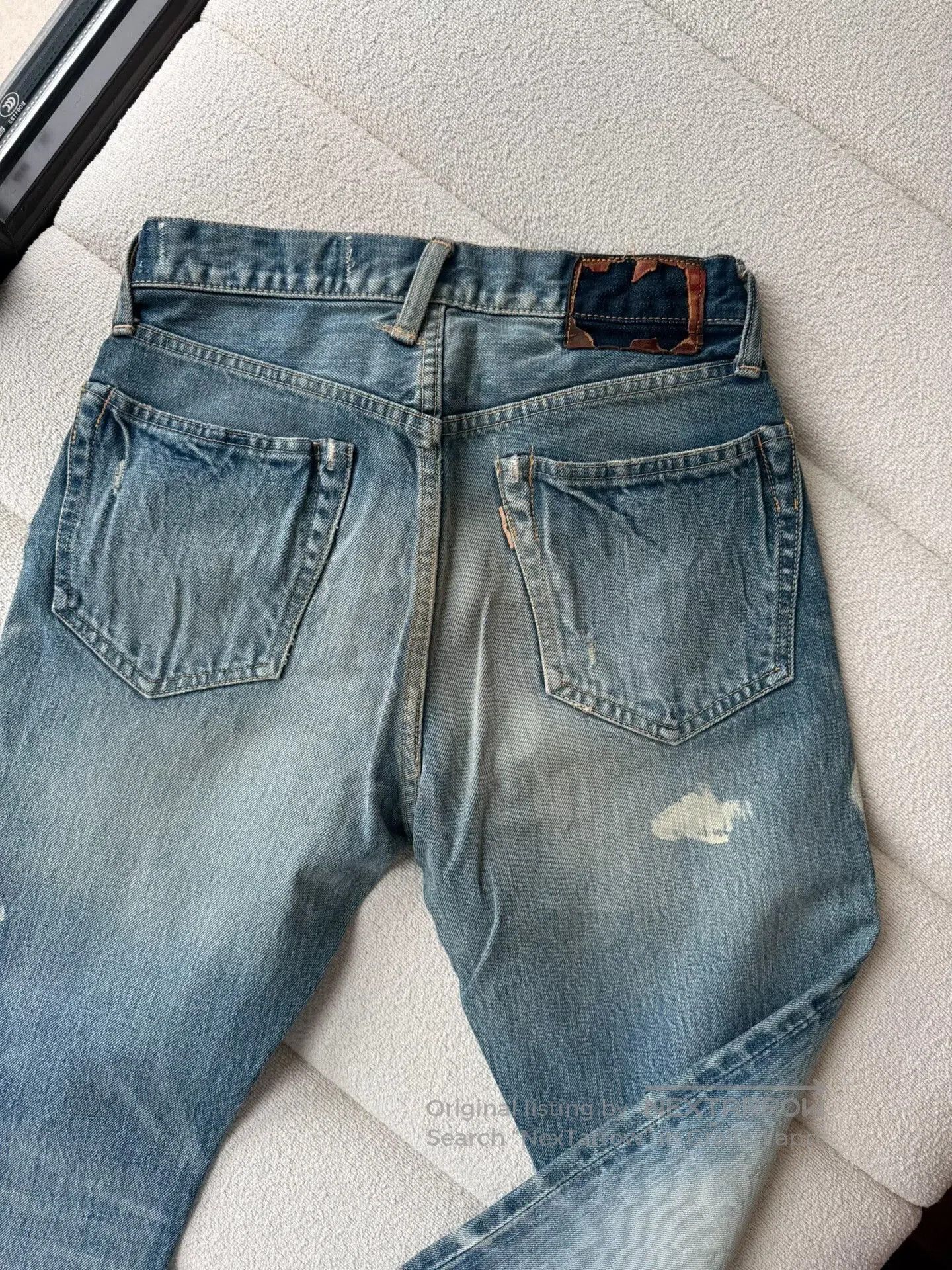 Kapital blue flared denim pants for women. Size 28" / US 6 / IT 42 - 6 Thumbnail