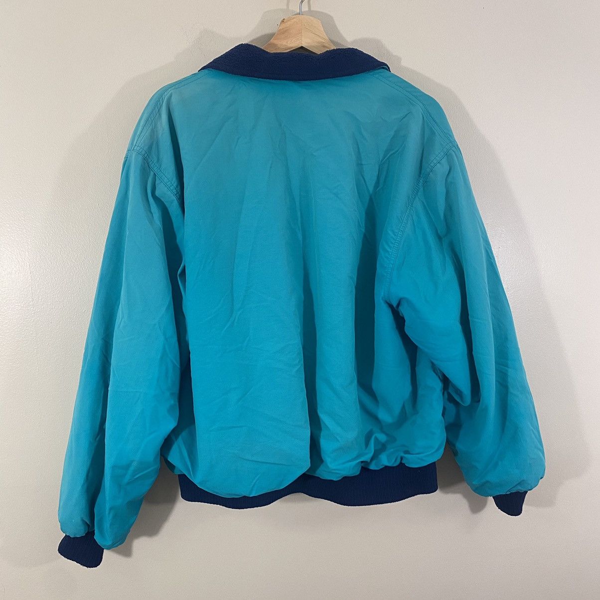Eddie Bauer × Vintage Vintage Eddie Bauer Fleece Lined Nylon Jacket Aqua Berry Size US L / EU 52-54 / 3 - 2 Thumbnail