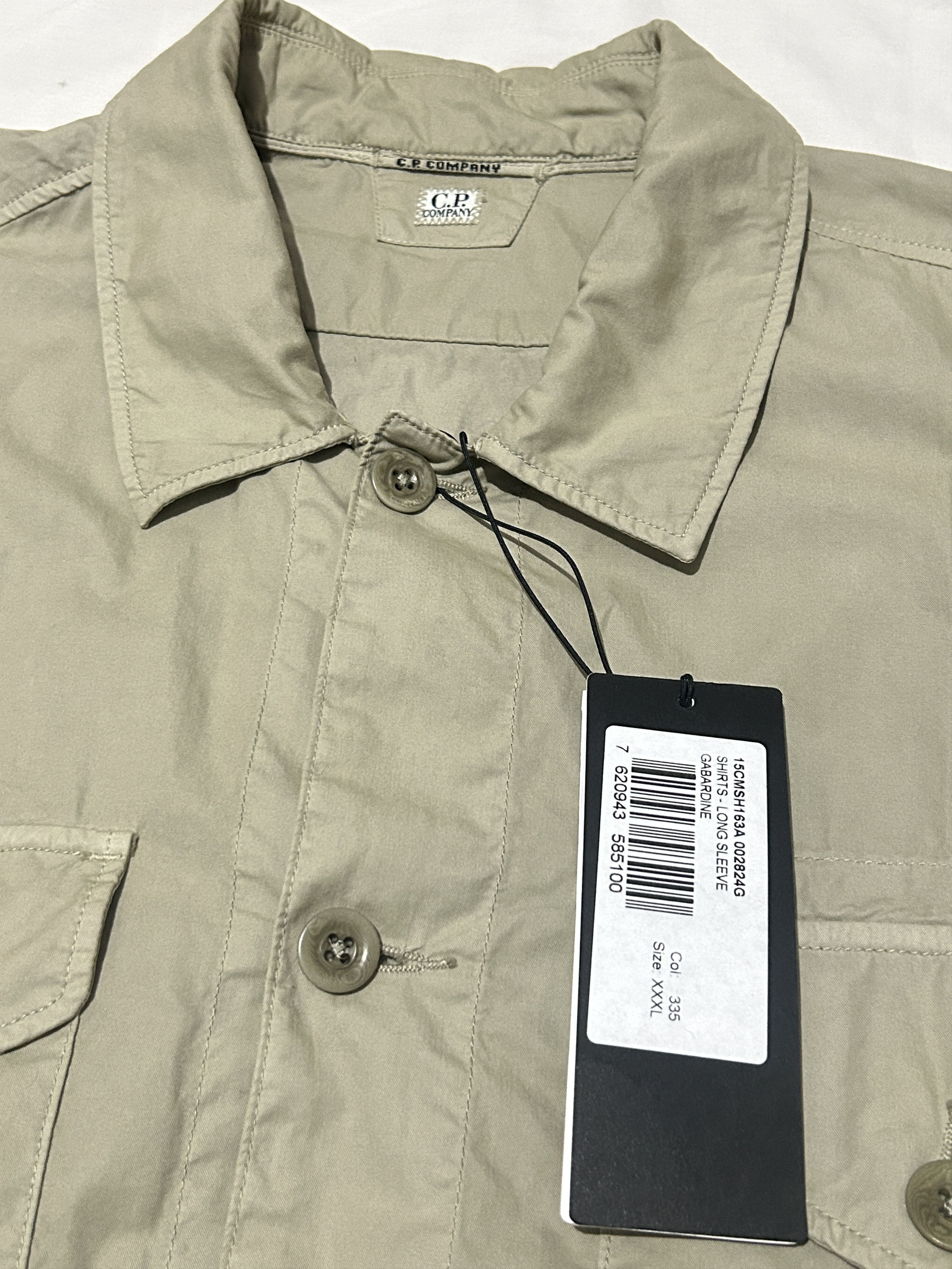 C.P. Company CP COMPANY BUTTON SHIRT GABARDINE Size US XXL / EU 58 / 5 - 4 Thumbnail